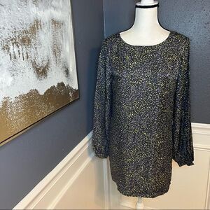 Elizabeth and James Long Sleeve Shift Dress